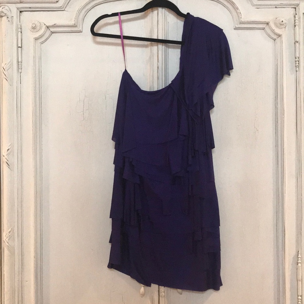 Purple BCBG dress